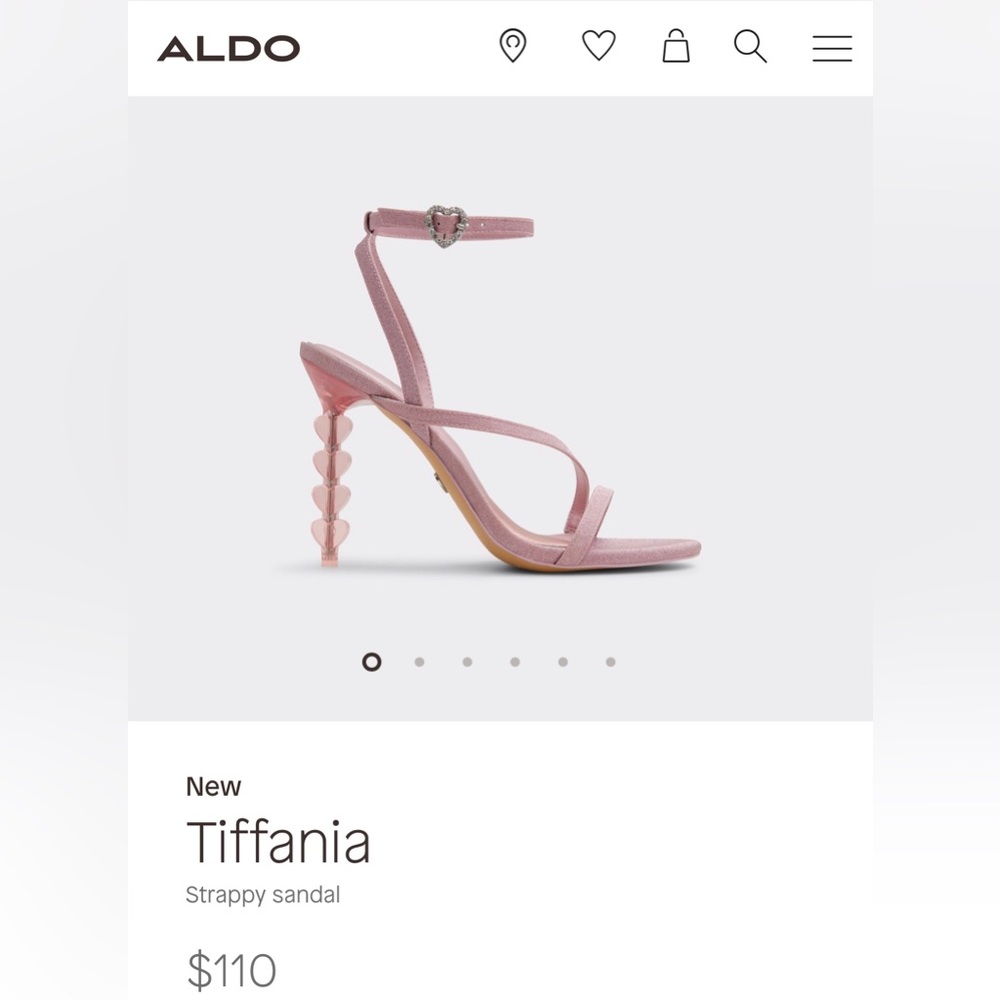 Aldo Tiffania heart Heeled sandals